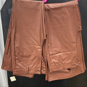 SHEIN Women's Brown Wide Leg Pants